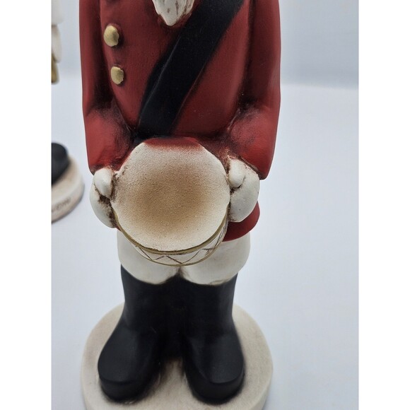 Lot Of 3 Drummer Soldier Figures Universal Statuary 1990 Music Band 948 949 950 - Picture 10 of 13